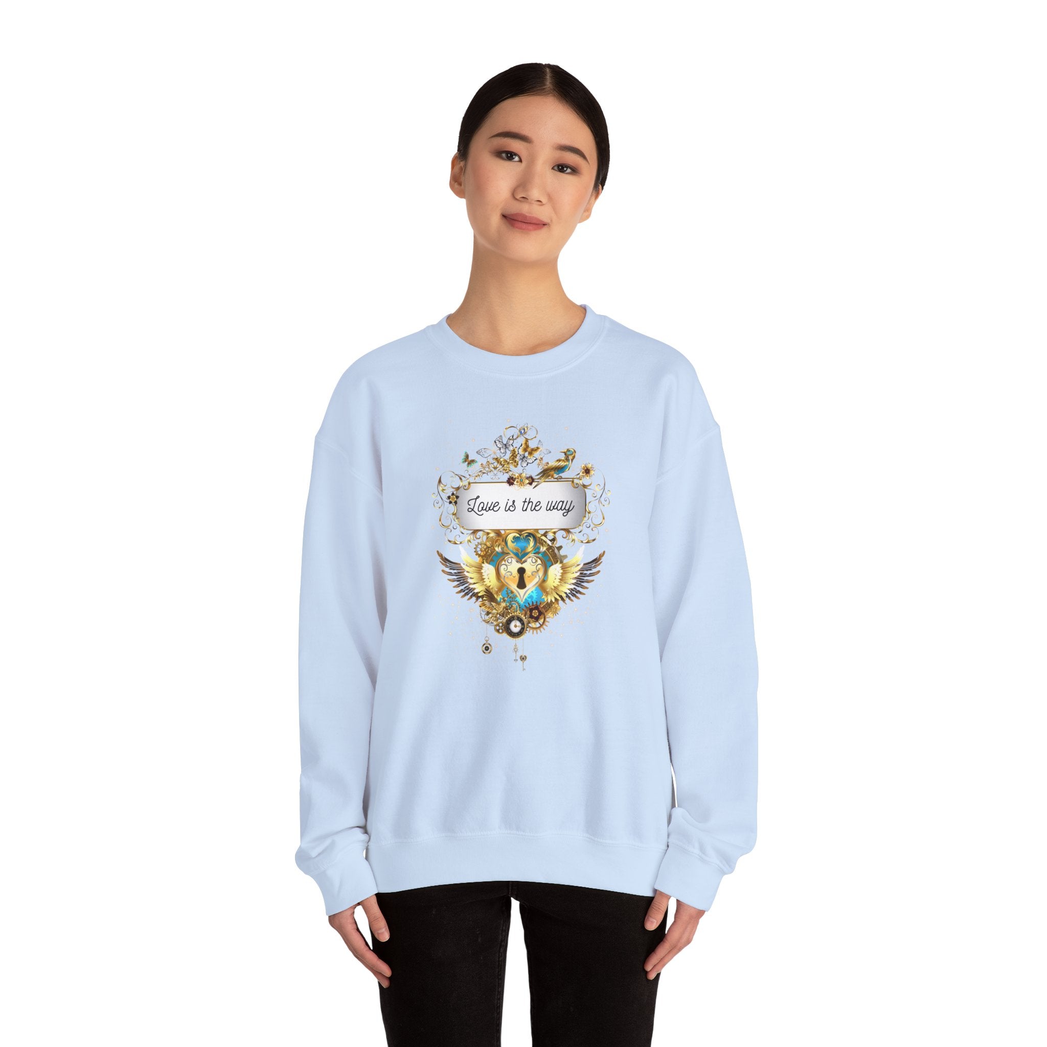 Love is the way - Spirituelles Wohlfühl Sweatshirt