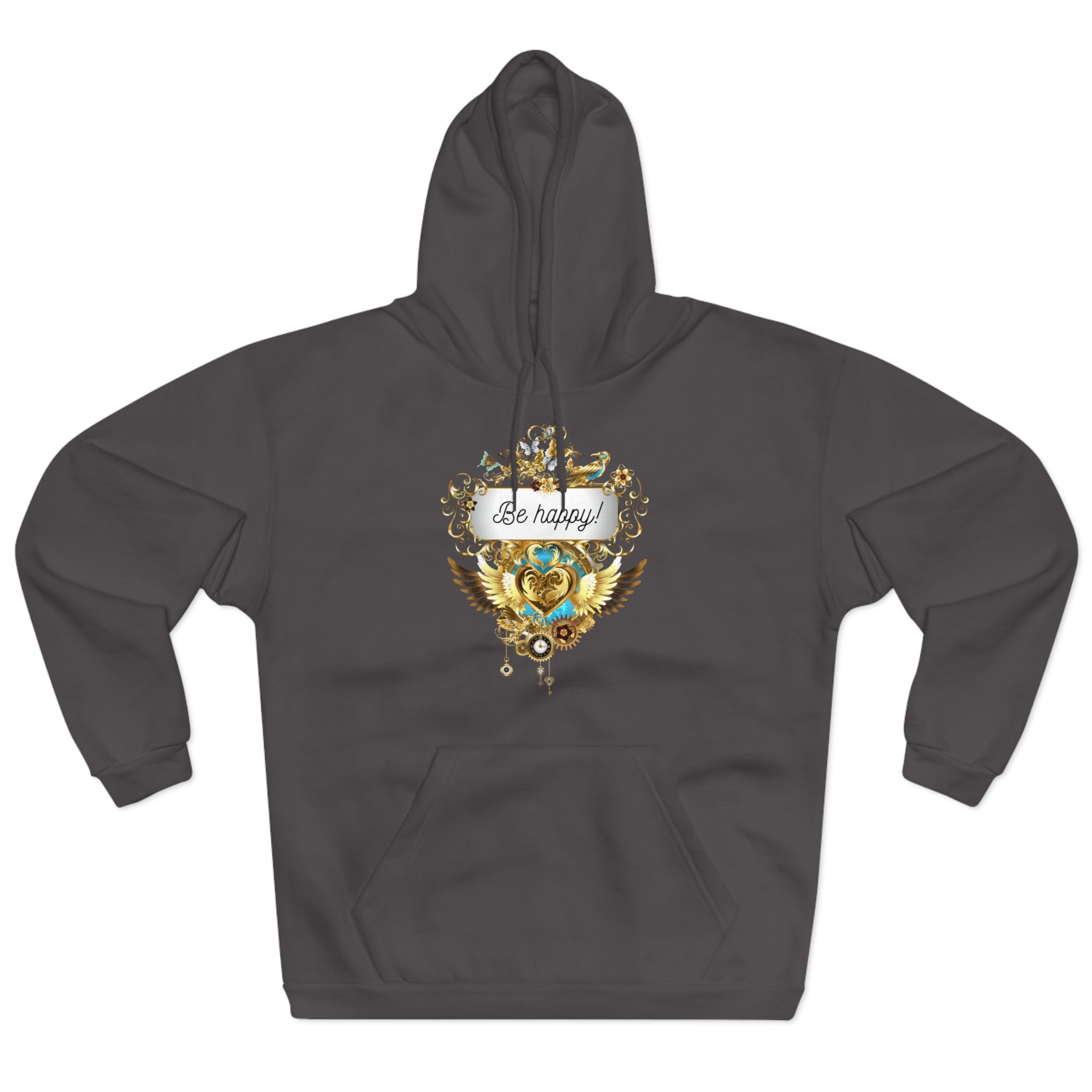 Be Happy kuscheliger Kapuzen Pullover Hoodie - Divine DeSein