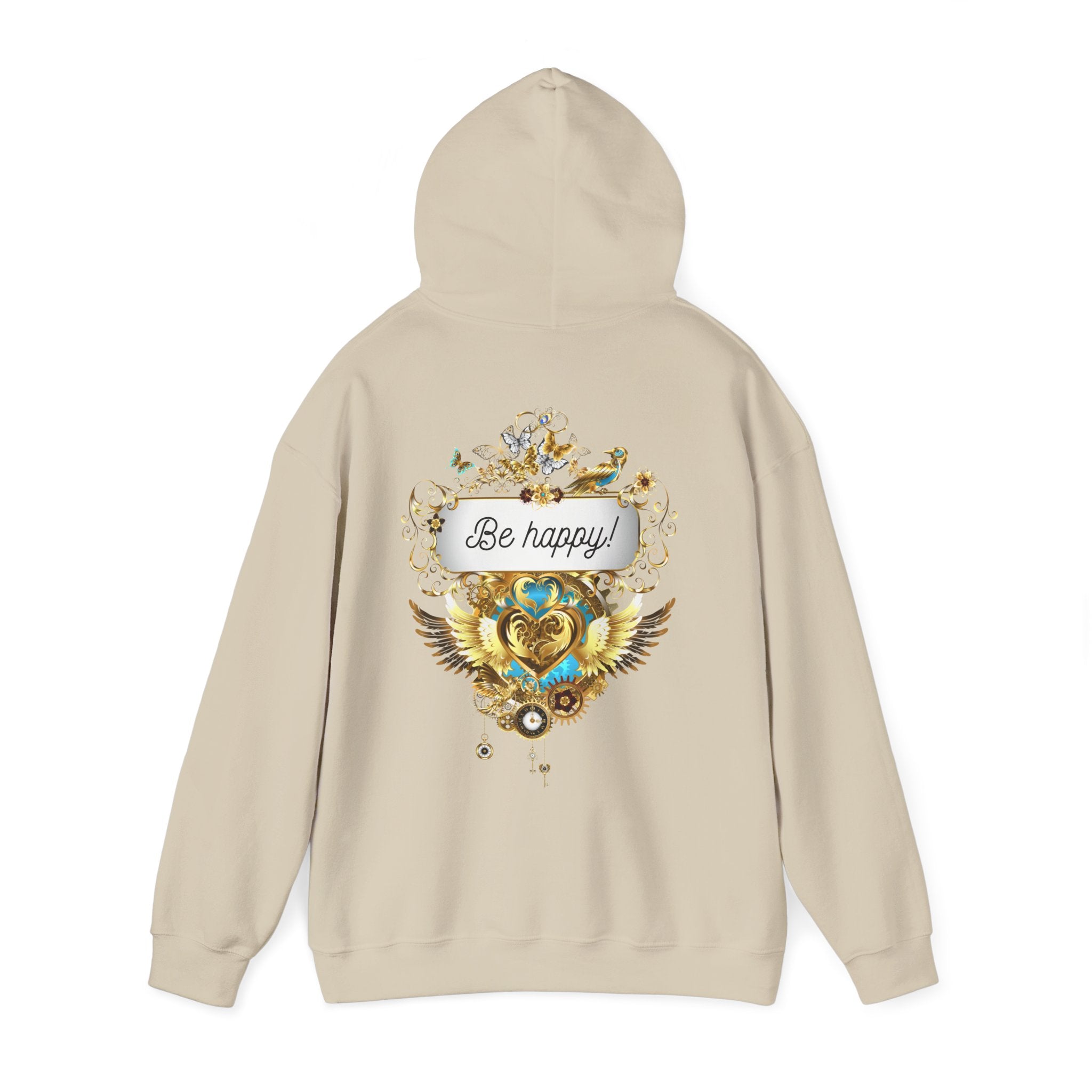 Be Happy - Kuscheliger Statement Hoodie
