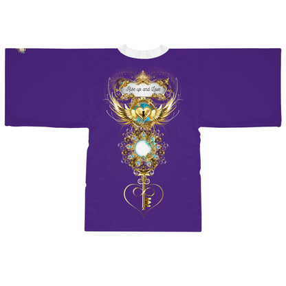 Rise up & Love - Kimono (violett) - Divine DeSein