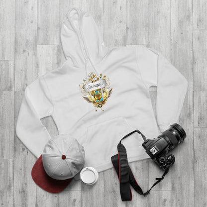 Be Happy kuscheliger Kapuzen Pullover Hoodie - Divine DeSein