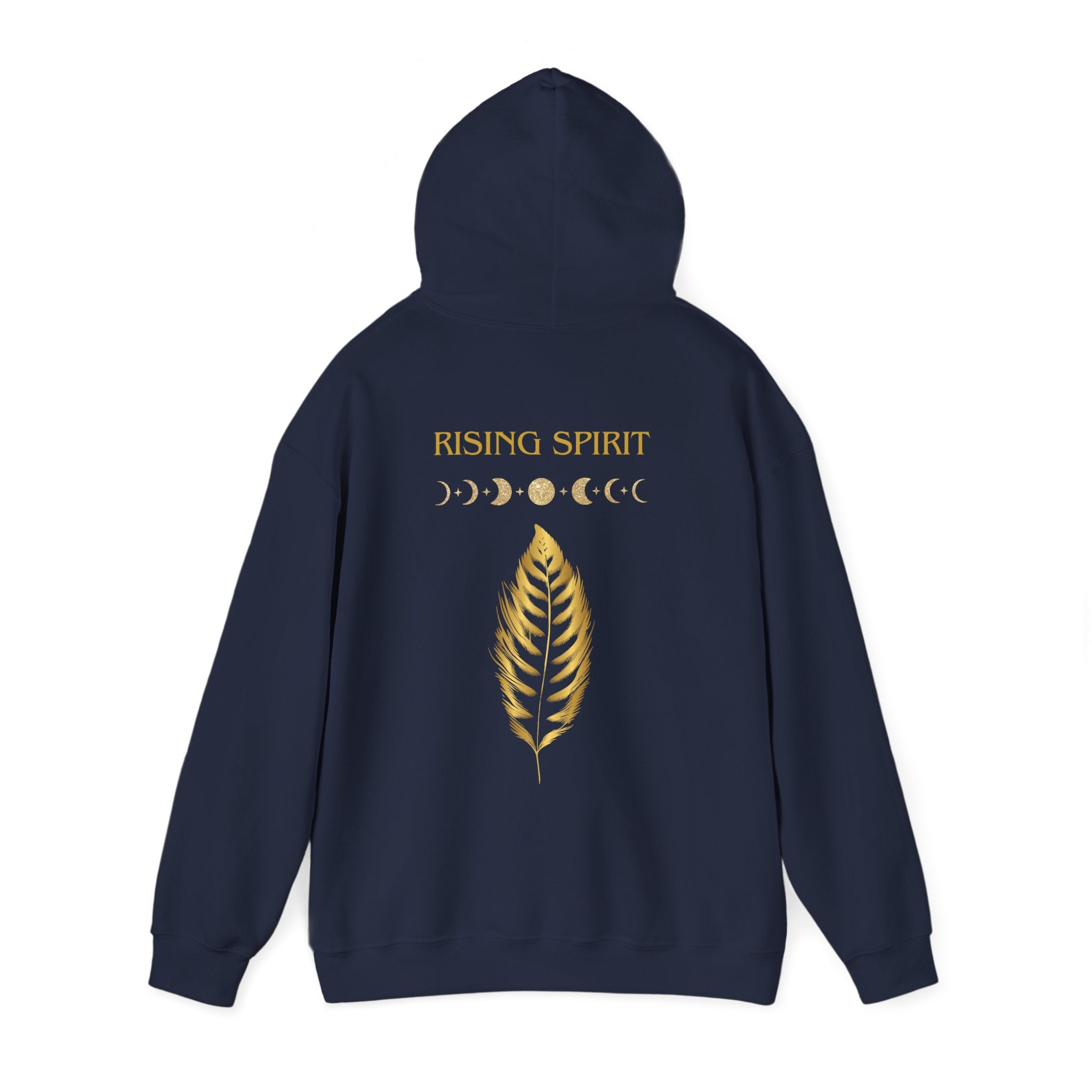 Rising Spirit - Kuscheliger Statement Hoodie für Männer - Divine DeSein