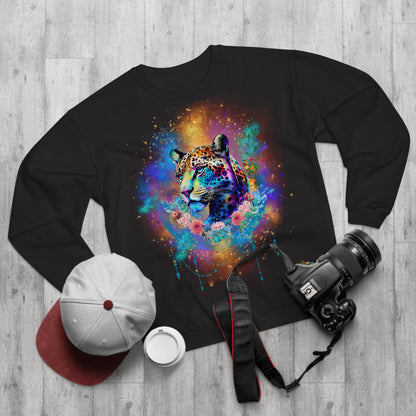 Bagheera´s Zauber Unisex Sweatshirt mit Designer-Leopardenprint