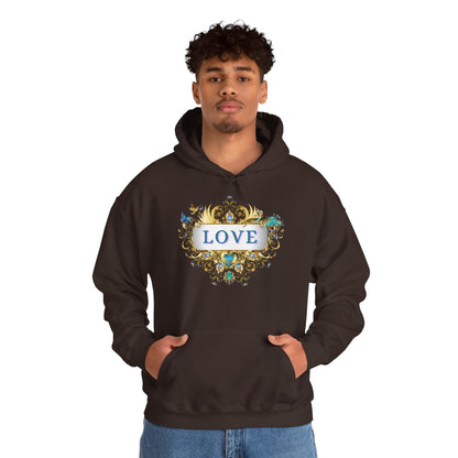 LOVE - Kuscheliger Statement Hoodie für Männer - Divine DeSein