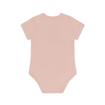 Baby-Bodysuit - "Be Happy!" aus Bio-Baumwolle