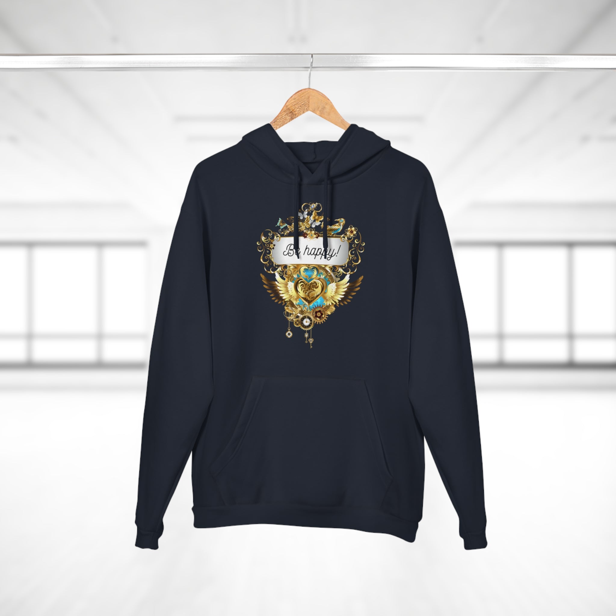 Be Happy kuscheliger Kapuzen Pullover Hoodie - Divine DeSein
