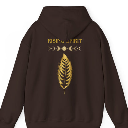 Rising Spirit - Kuscheliger Statement Hoodie für Männer - Divine DeSein