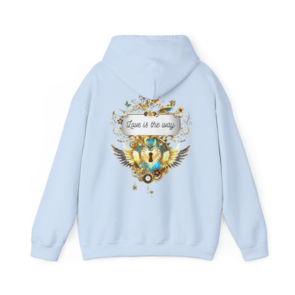 Love is the way - Kuscheliger Statement Hoodie