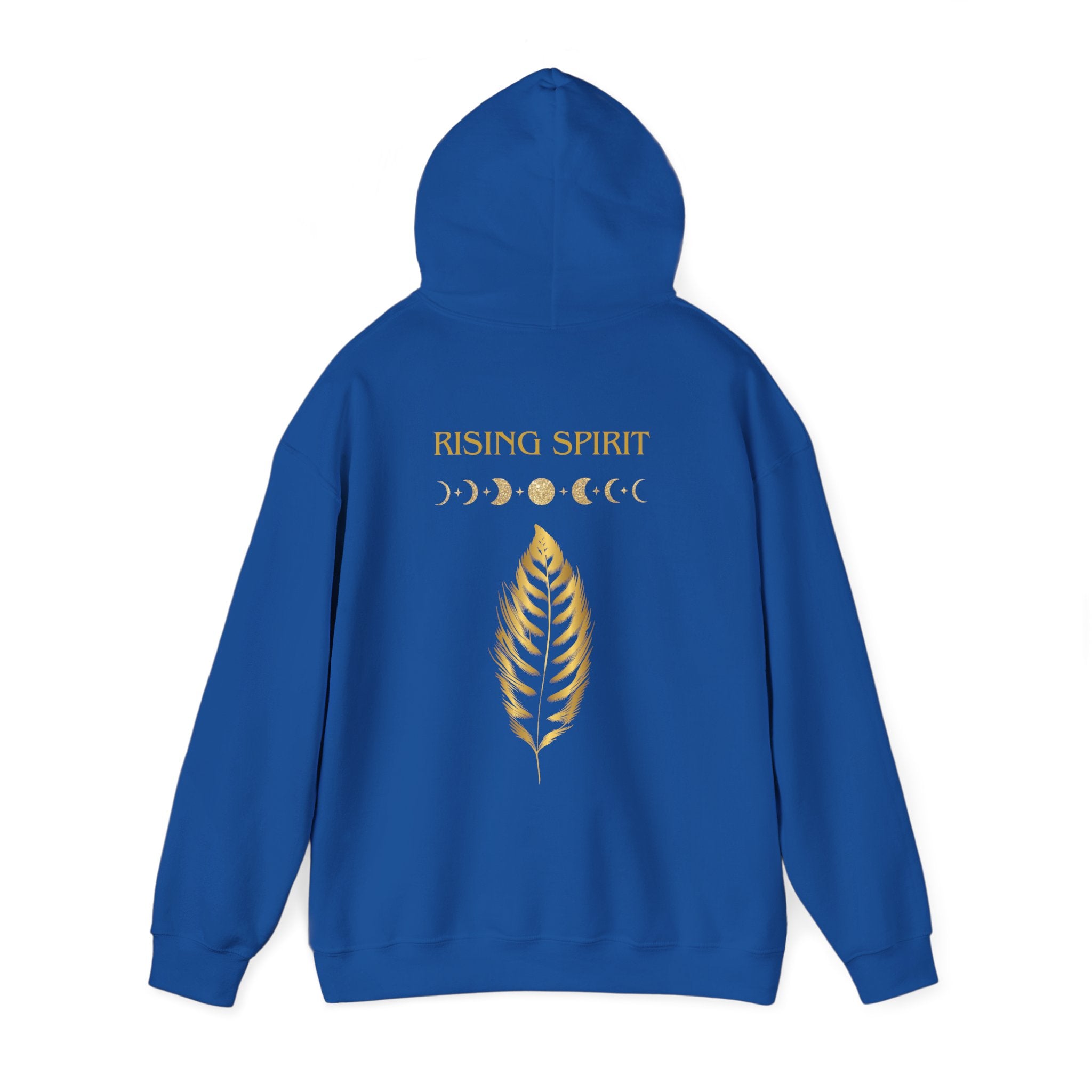 Rising Spirit - Kuscheliger Statement Hoodie für Männer - Divine DeSein