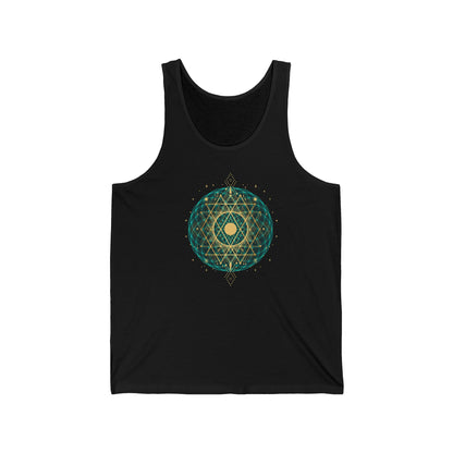 Herren Tank Top "Heilige Geometrie" aus Baumwolle - Divine DeSein