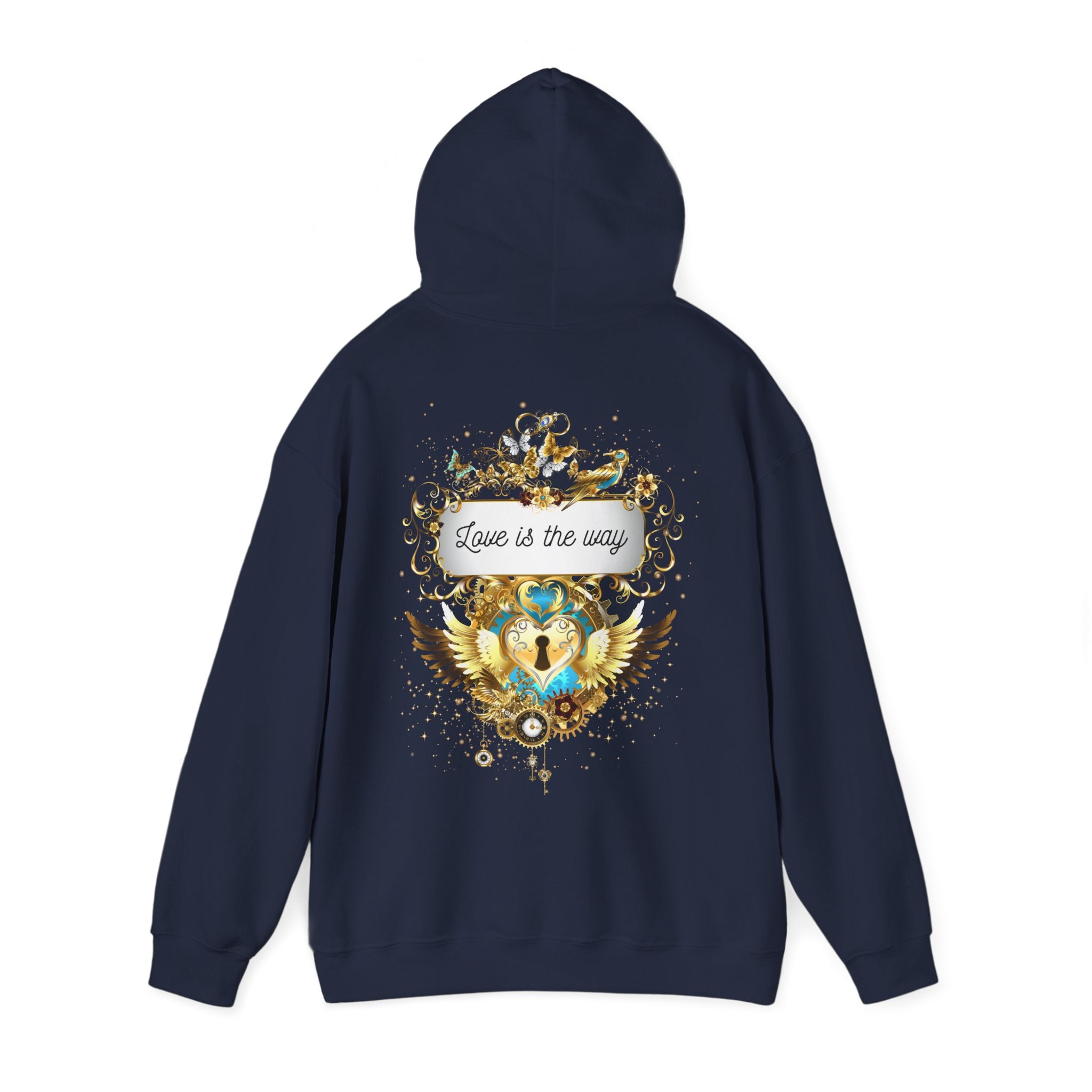 Love is the way - Kuscheliger Statement Hoodie