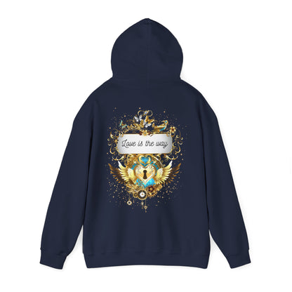 Love is the way - Kuscheliger Statement Hoodie