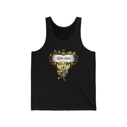 Damentop "Liebe Leben" Statement Top aus Bio-Baumwolle - Divine DeSein