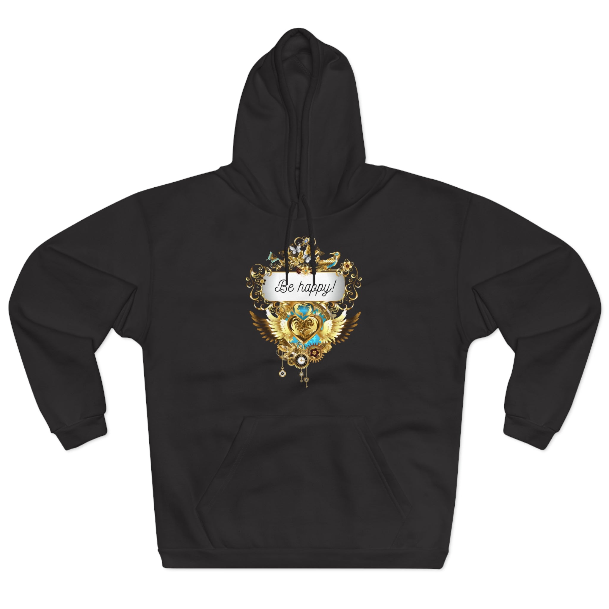 Be Happy kuscheliger Kapuzen Pullover Hoodie - Divine DeSein