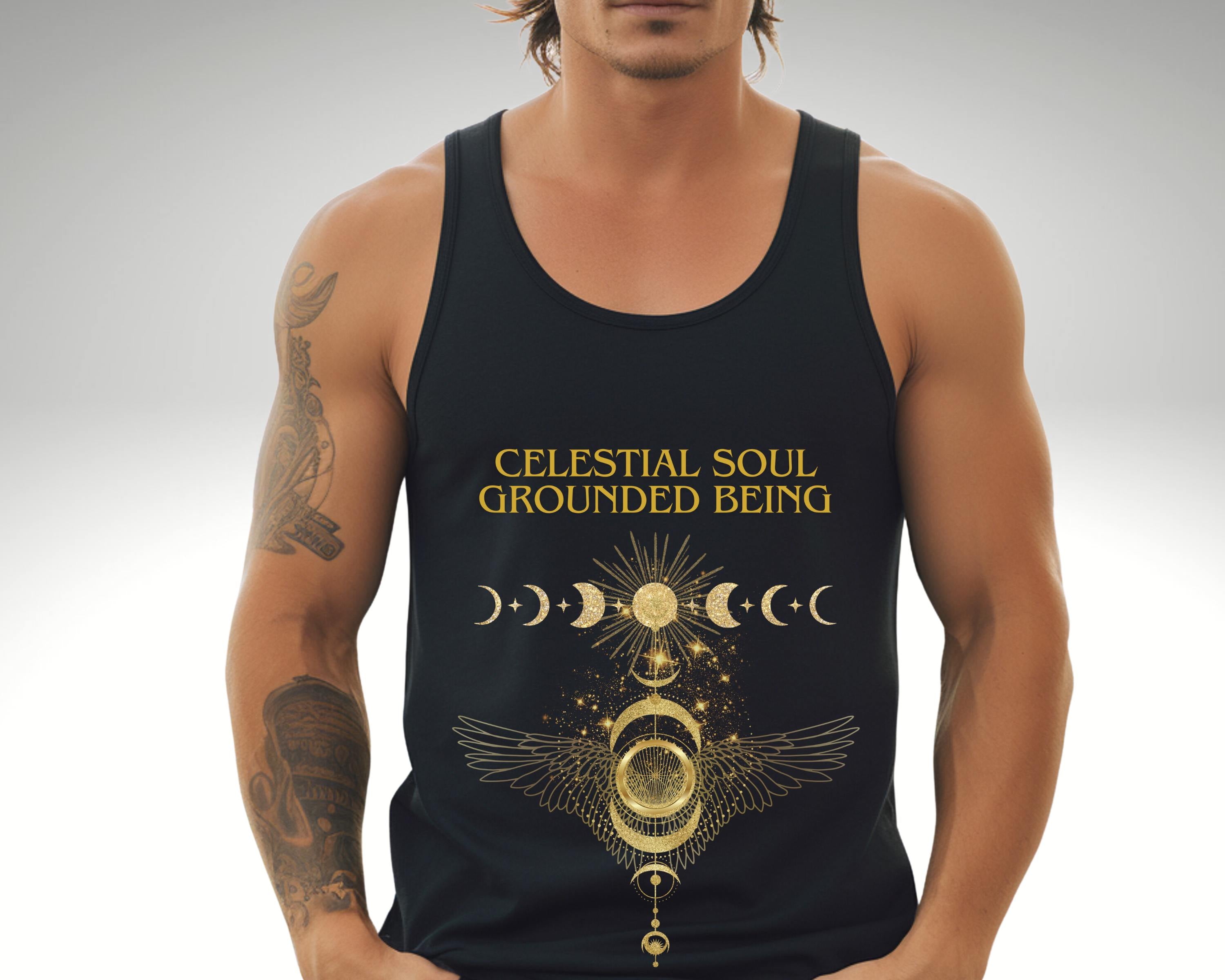 Herren Tank Top "Celestial Soul" aus Baumwolle