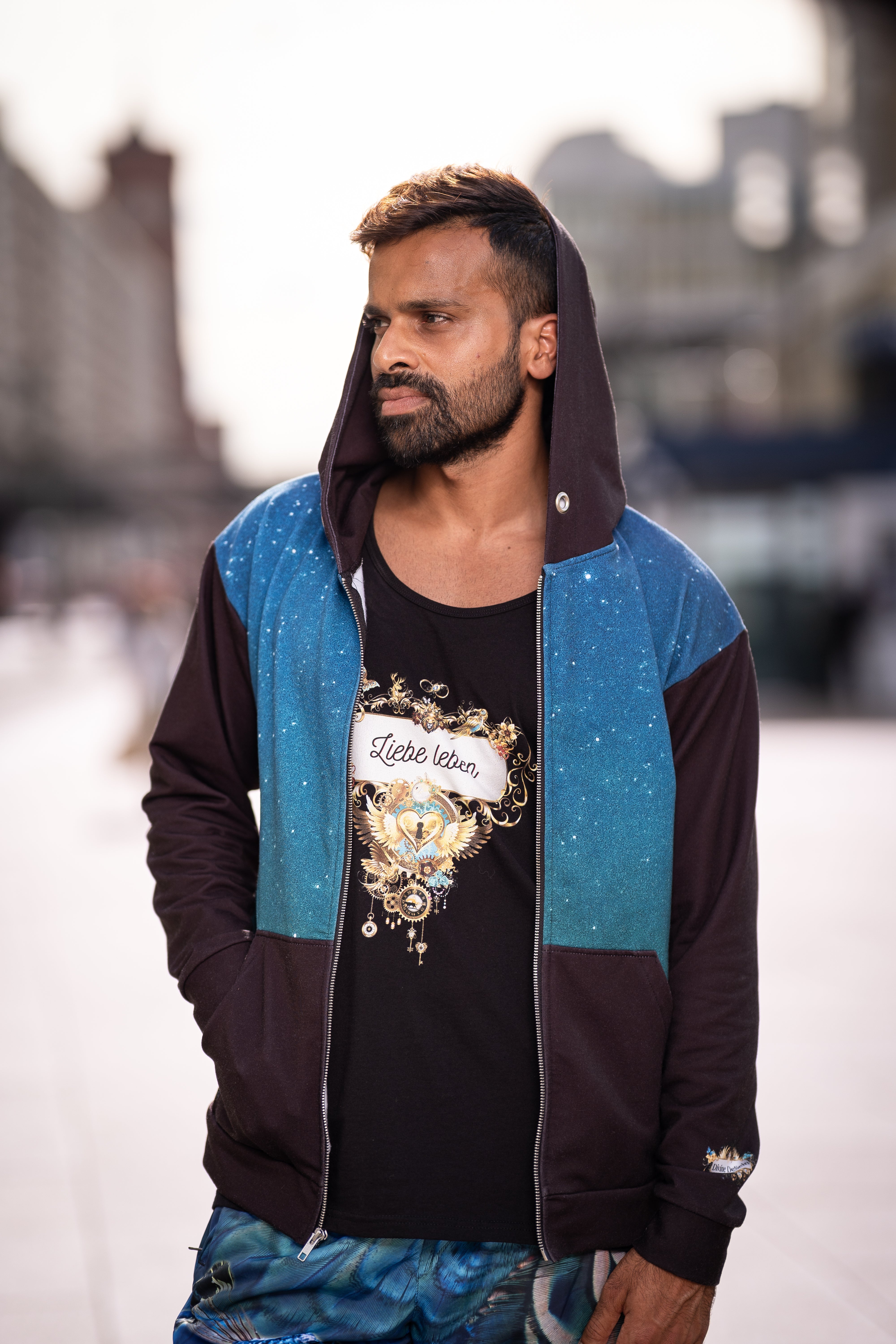 Kalis Äther - Eco Designer Kapuzenjacke - Divine DeSein
