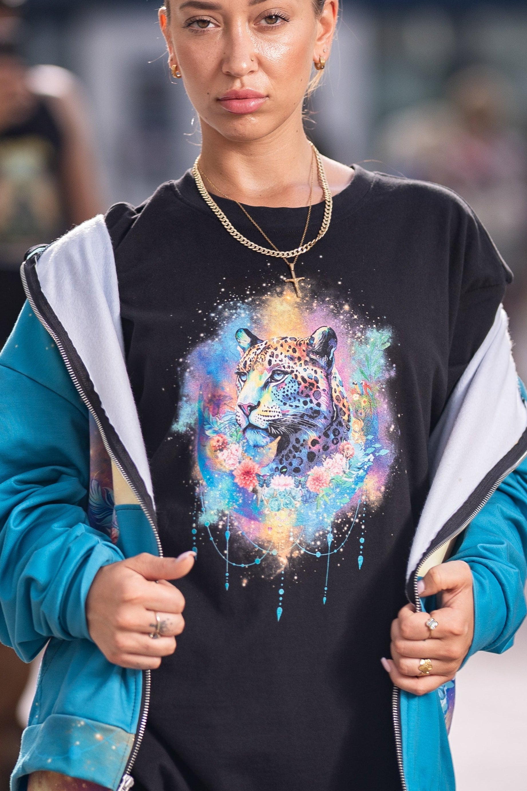 Bagheera Acid Washed Oversize T-Shirt - Divine DeSein