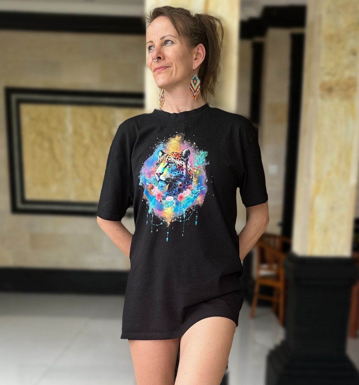 Bagheera – Heavy Oversize Acid Wash T-Shirt - Divine DeSein