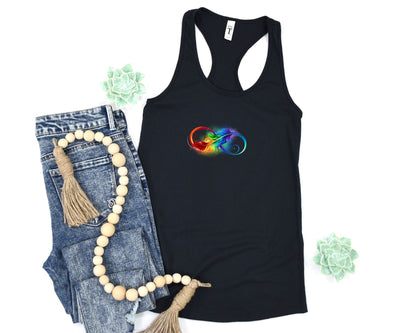 „Infinity“ Regenbogen-Tank Top für Damen - Divine DeSein