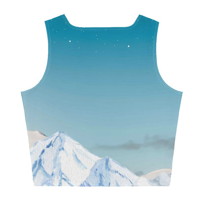 Schneeleoparden Designer-Top