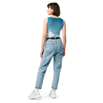 Schneeleoparden Designer-Top