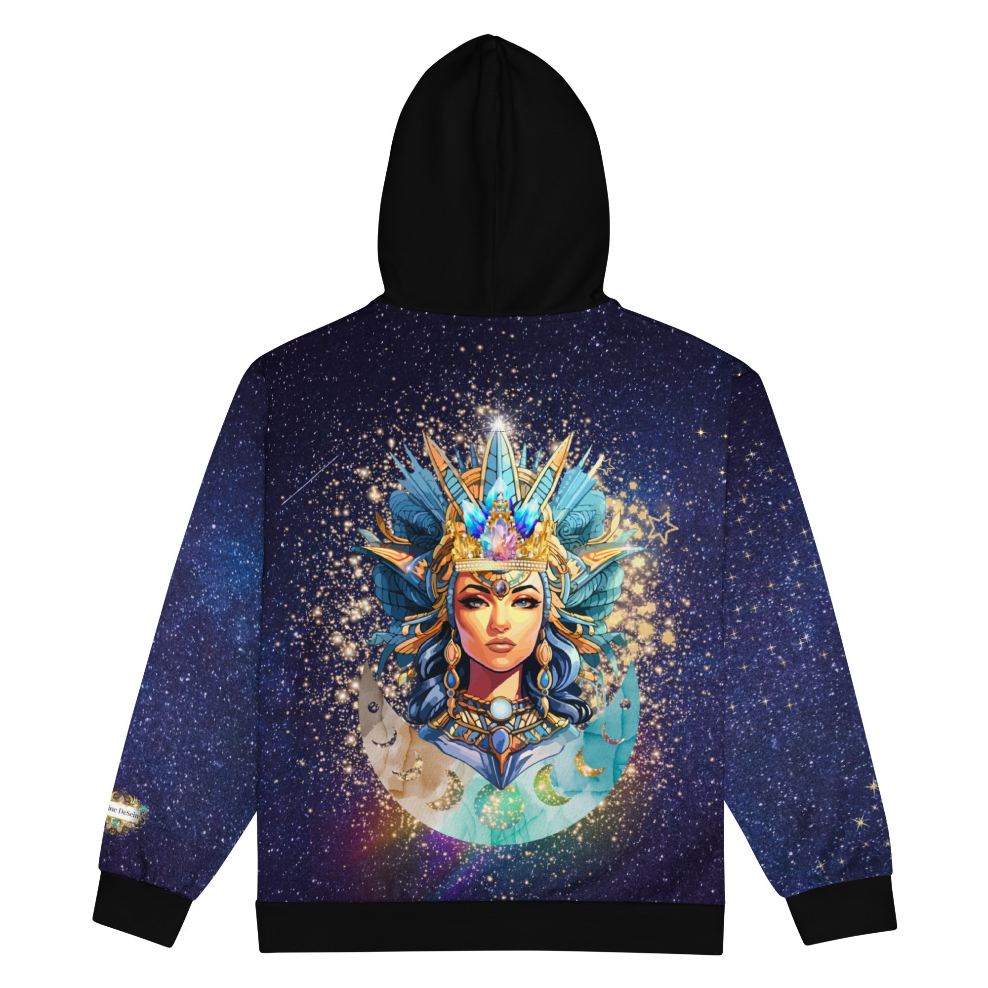 Neith Göttin - Zip-Hoodie Universum