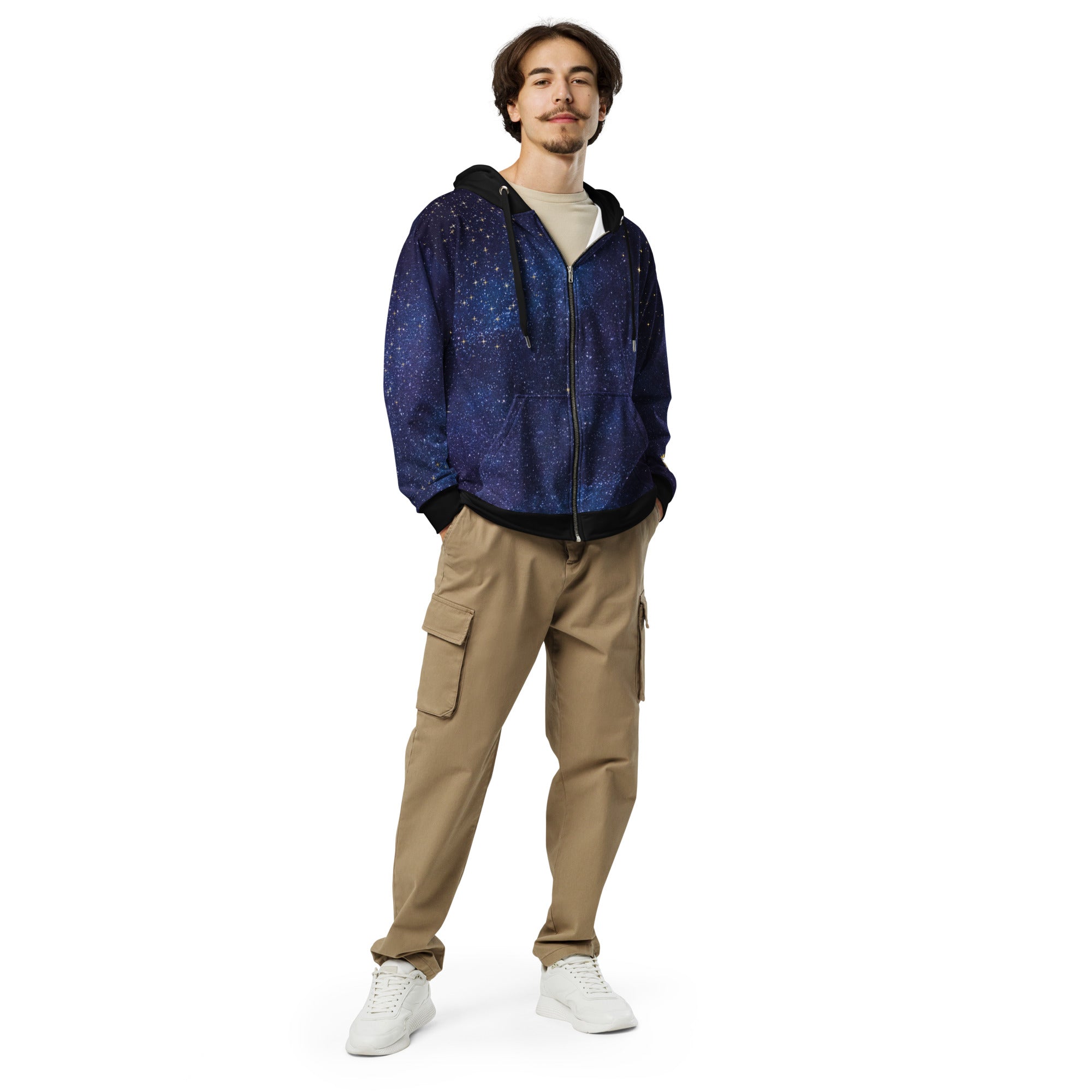 Neith Göttin - Zip-Hoodie Universum