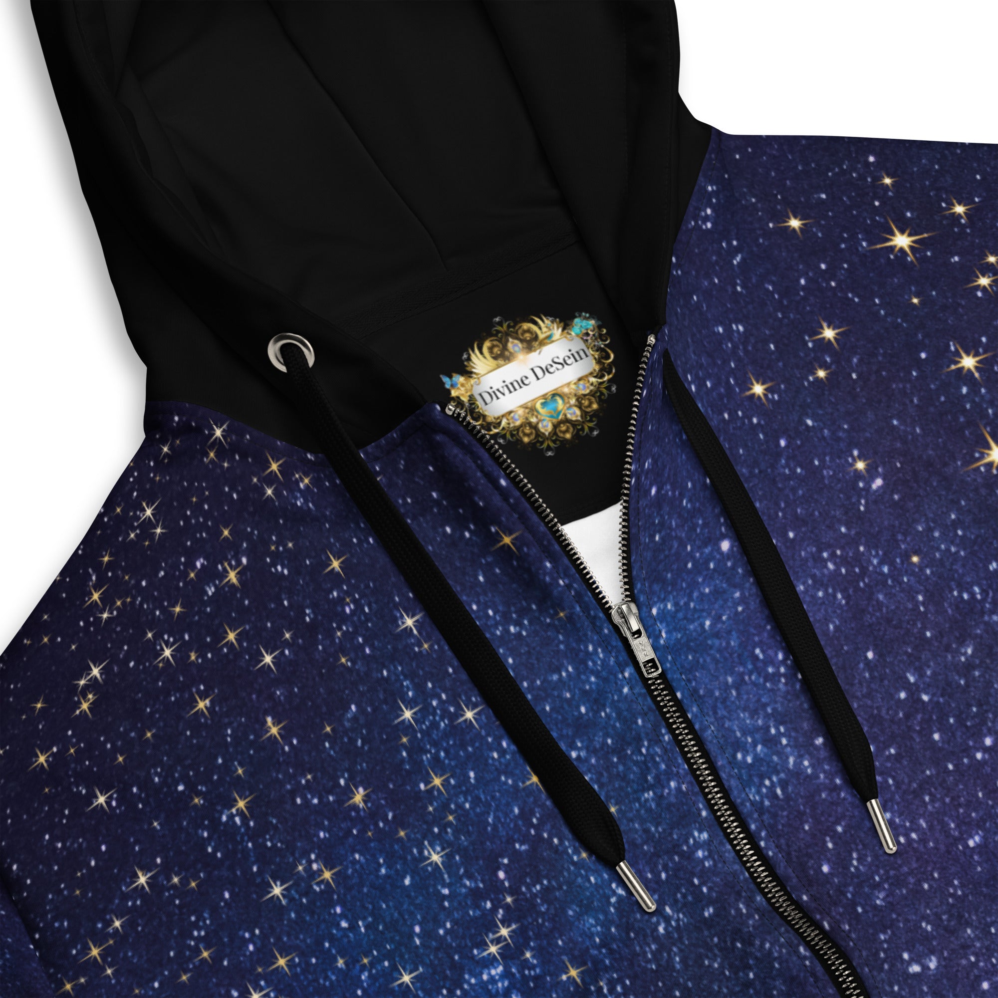 Neith Göttin - Zip-Hoodie Universum