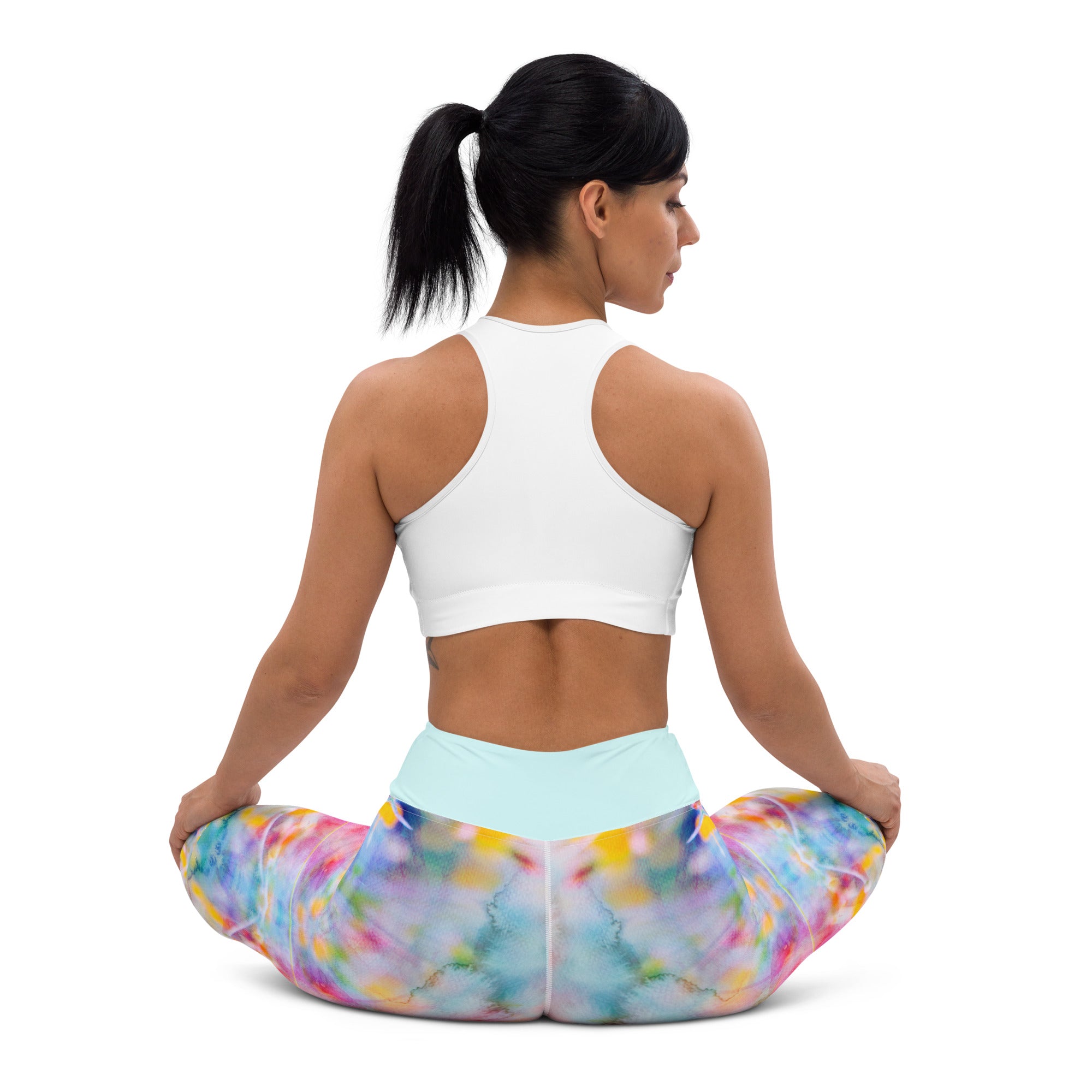 Aquarell Yoga-Leggings