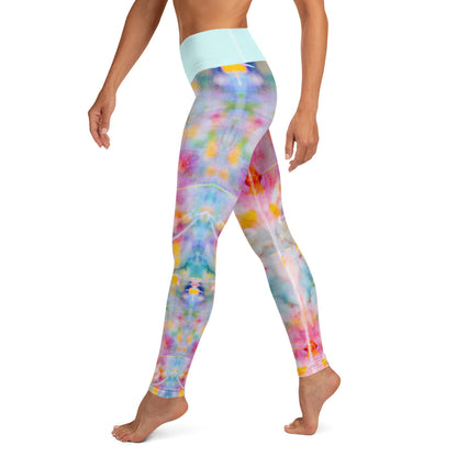 Aquarell Yoga-Leggings