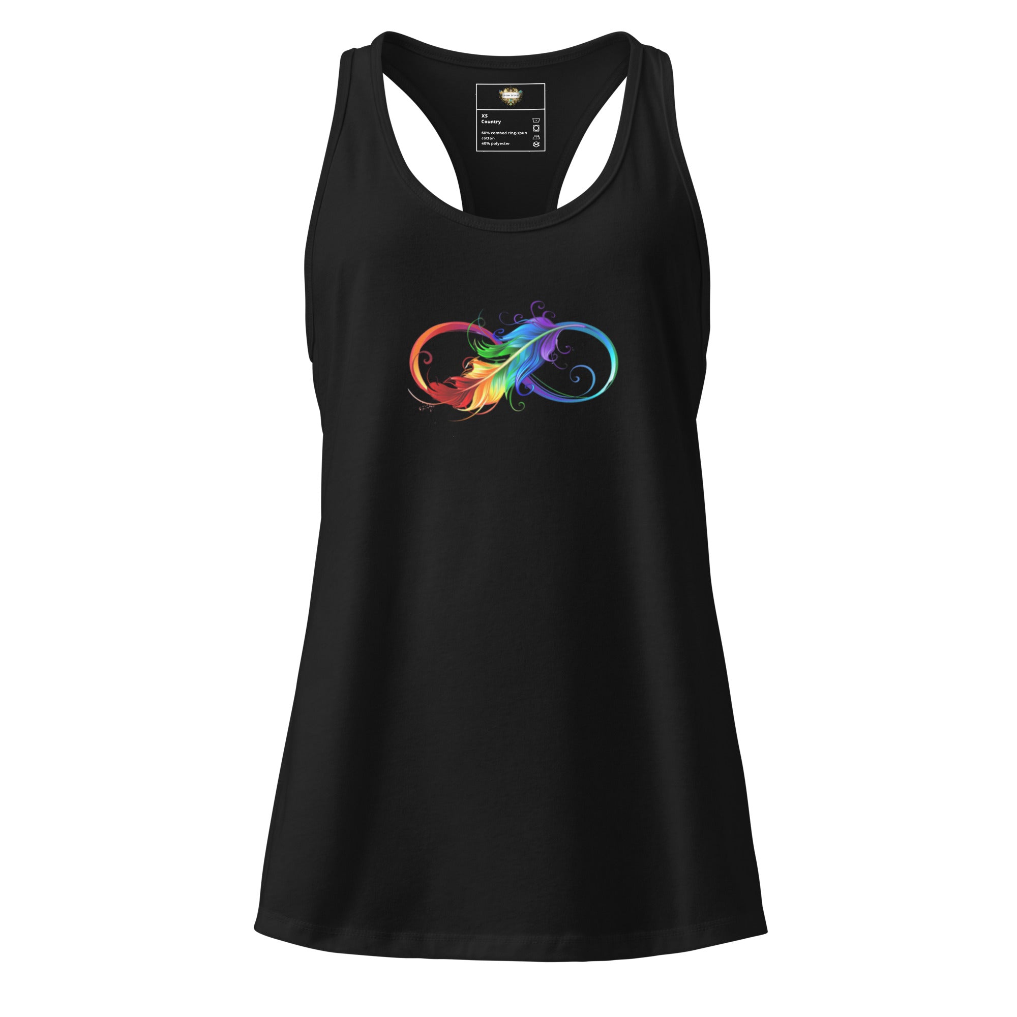 „Infinity“ Regenbogen-Tank Top für Damen - Divine DeSein